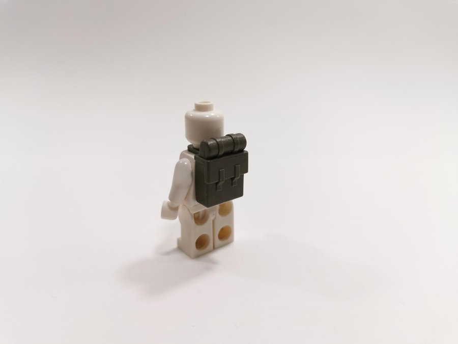 Lego - tillbehör - starwars - ryggsäck - part 2524 - mörkgrå (old dark gray)