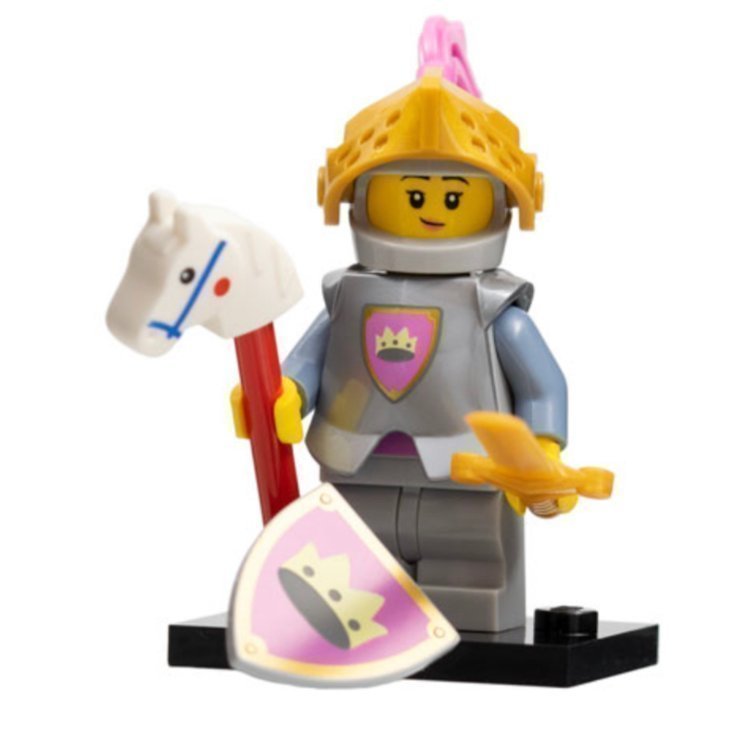 Lego series 23 Knight of the yellow castle, Oöppnad!