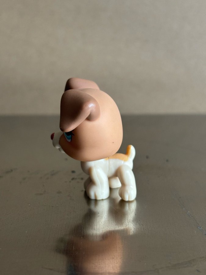 Littlest Pet Shop Hasbro Beige Puppy Dog Hund