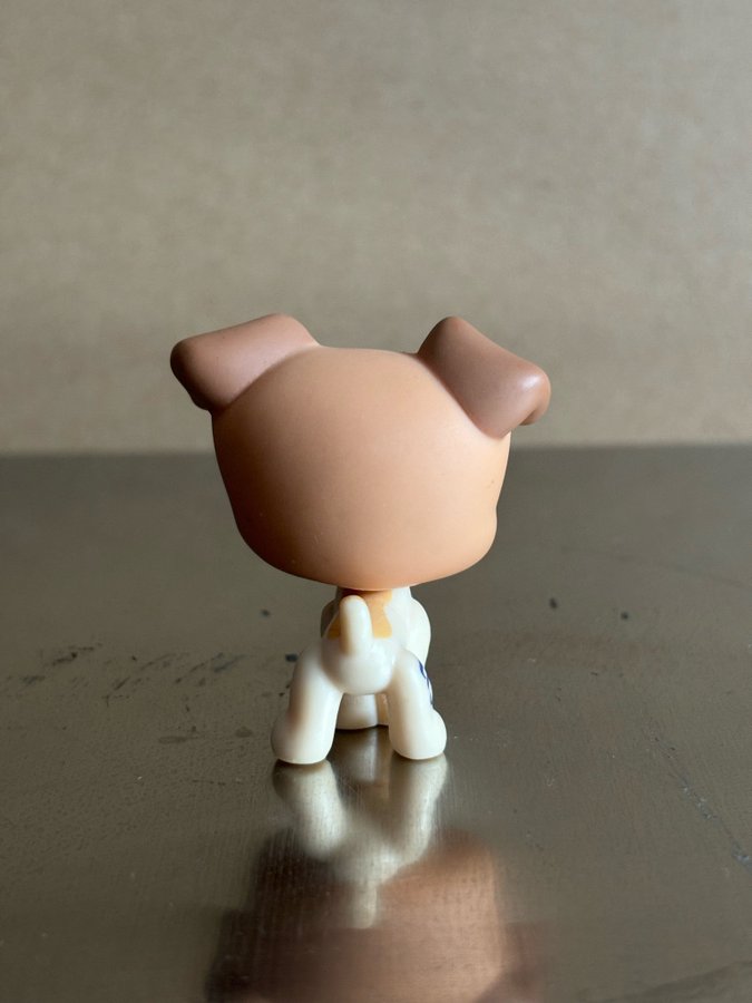 Littlest Pet Shop Hasbro Beige Puppy Dog Hund