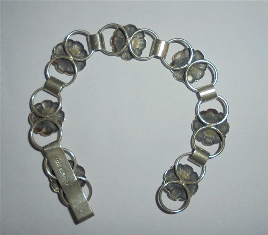 armband i silver vintage 50-tal Gussi