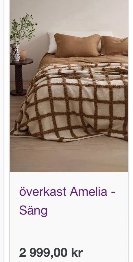 Överkast Amelia -