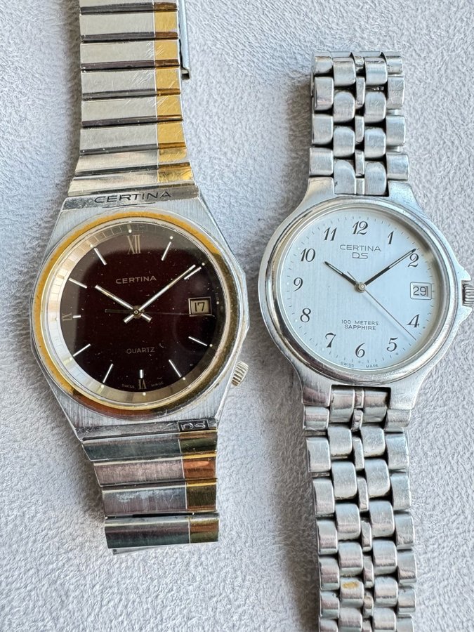 2 Certina watches