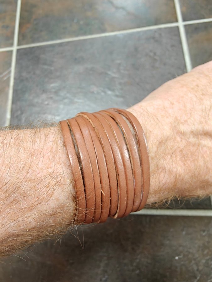 Läder armband brun brown bracelet