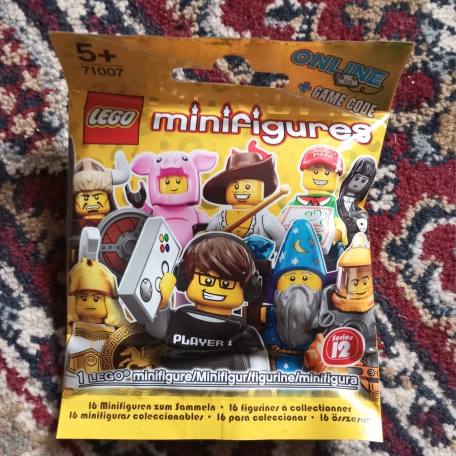 Lego minifigurers series 12, Wizard, i oöppnad förpackning!