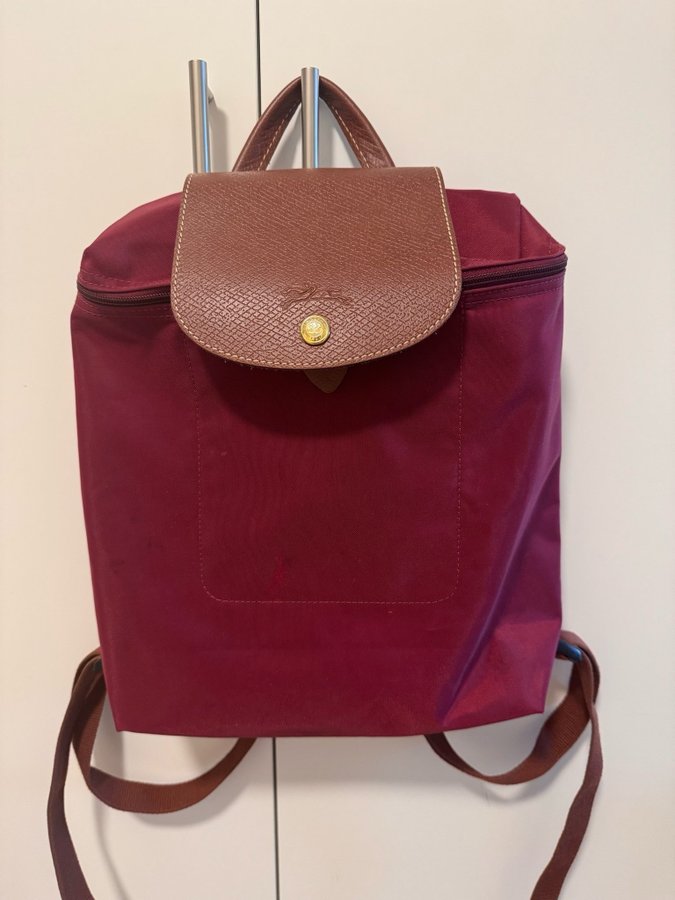 Longchamp Ryggsäck le pilage backpack red