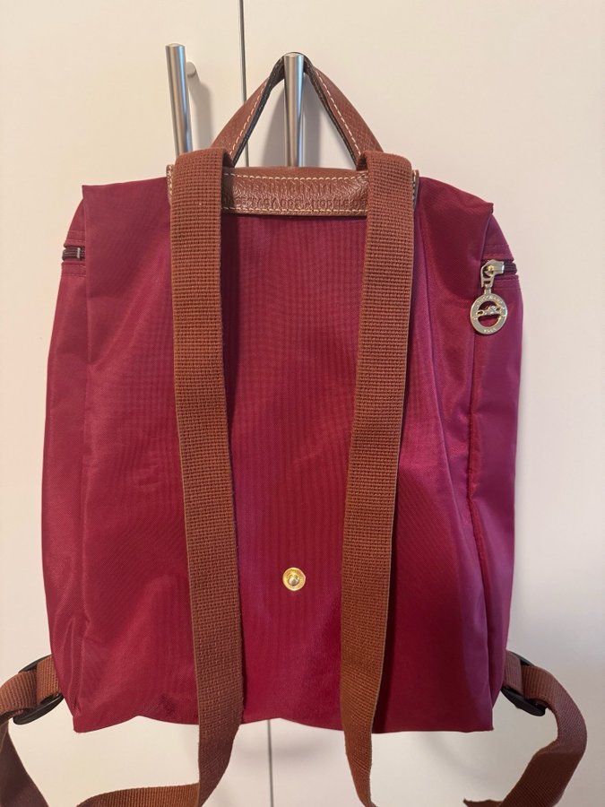 Longchamp Ryggsäck le pilage backpack red