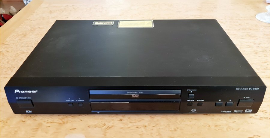 Pioneer multiformatspelare DV-656A - för SACD, DVD-Audio, DVD-Video, MP3...