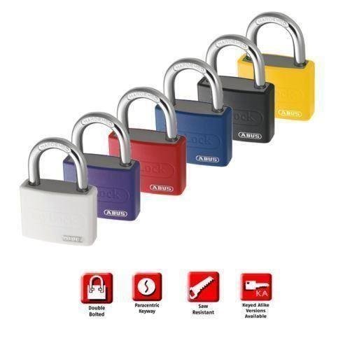 Hänglås ABUS Padlock ECOLUTION™ T65AL/Color Yellow