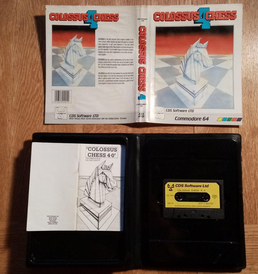 Colossus Chess 4 (CDS Software) ->TESTAD<- Commodore 64 / C64 Spel