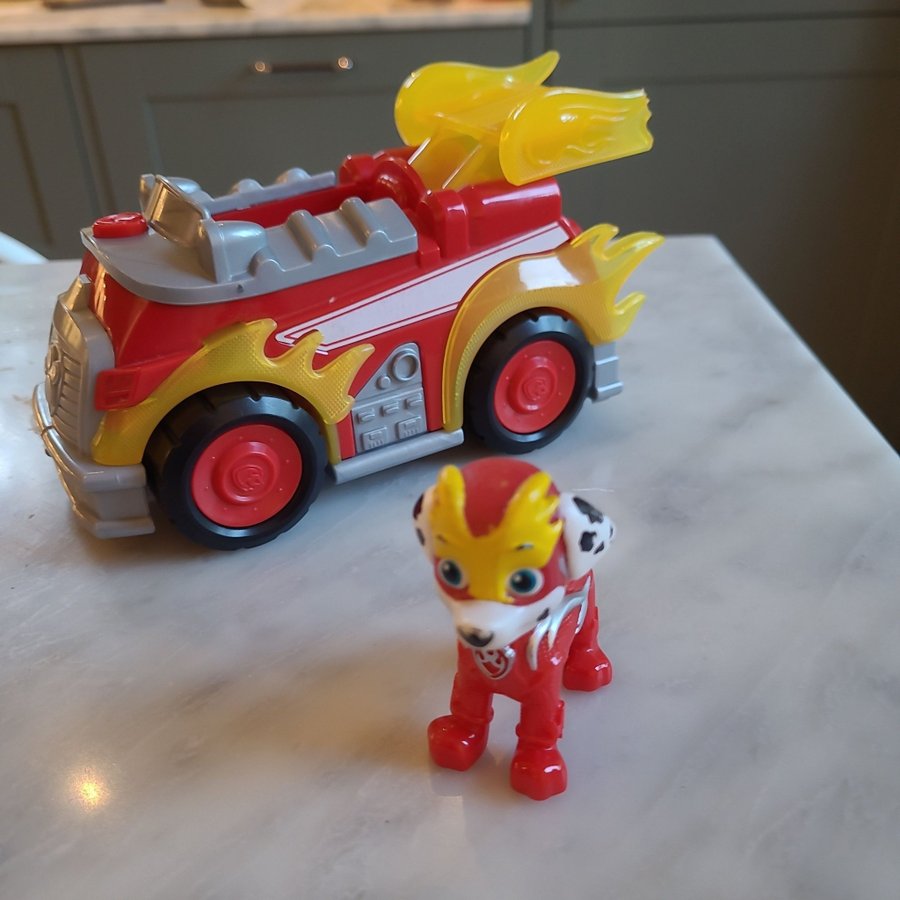 Paw Patrol Räddningsfordon med Marshall