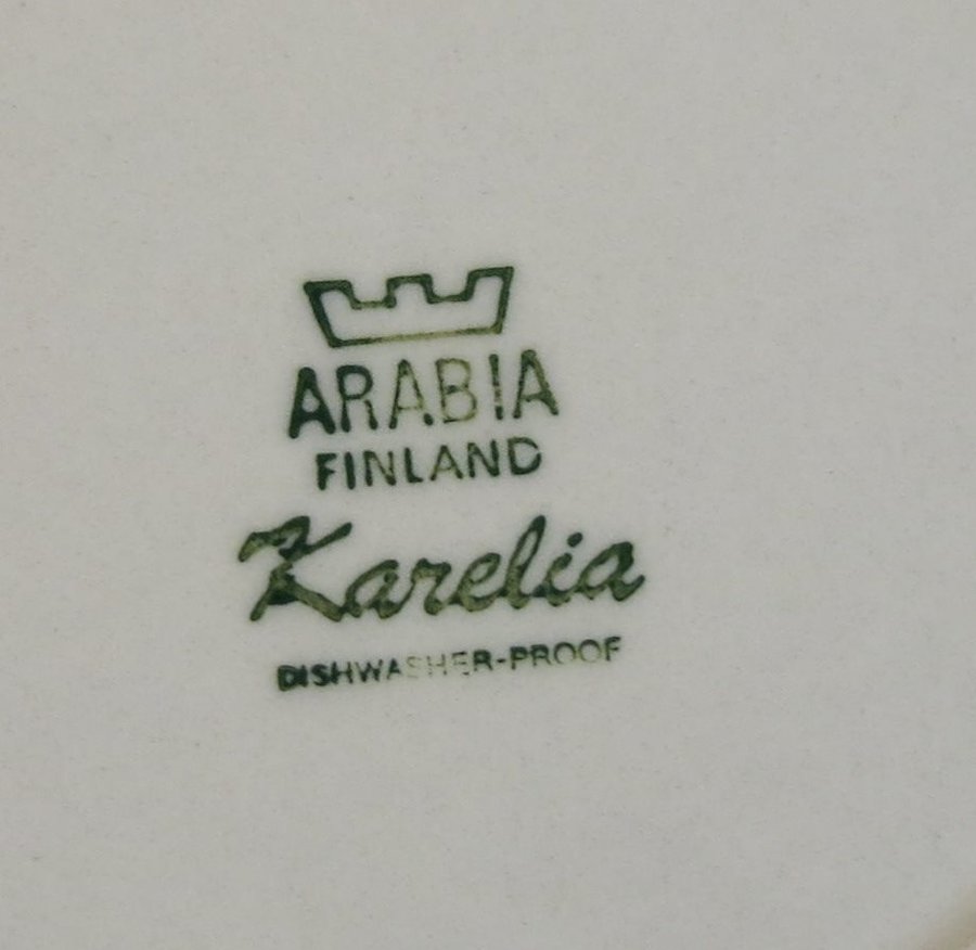 Assiett KARELIA Arabia Finland Anja Jaatinen-Winqvist