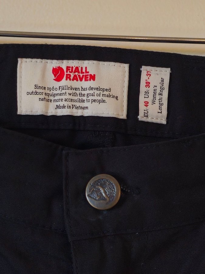 Fjällräven Vidda Pro Trousers Women 40 Regular Black #1334