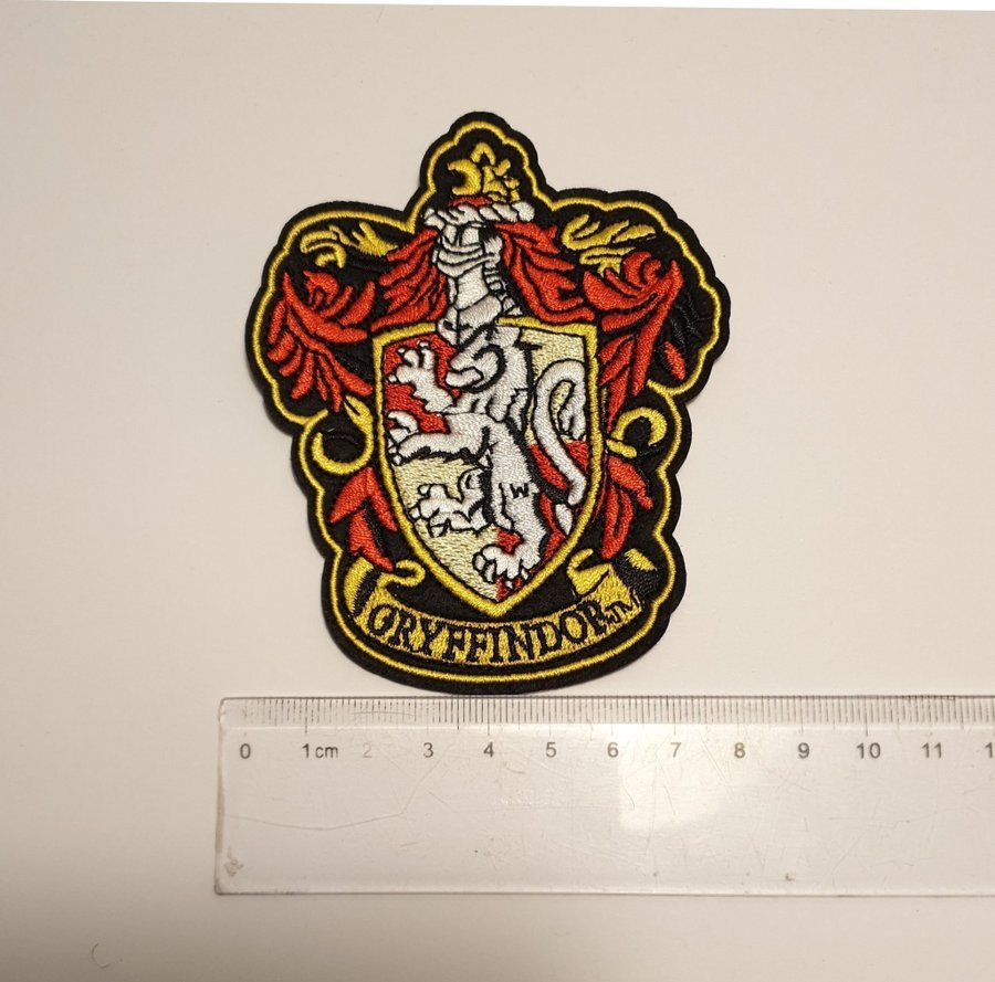 Harry potter | Gryffindor Vapen Emblem Broderi Patch Tygmärke