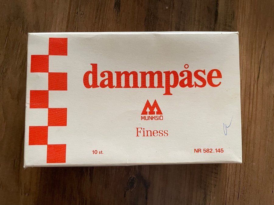 Retro dammsugarpåse