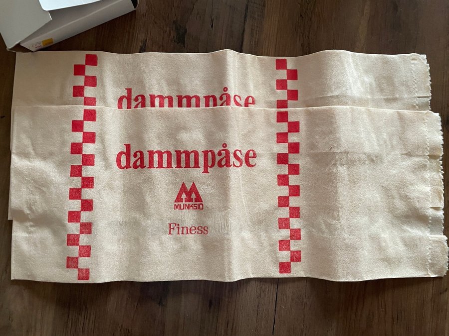 Retro dammsugarpåse