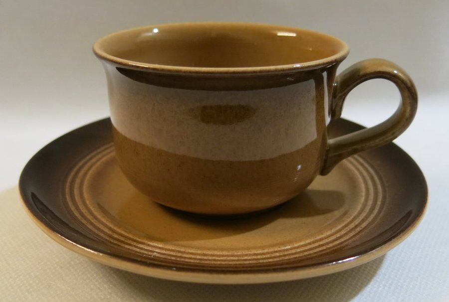 Kopp med fat GRAND Höganäs Keramik Stoneware Sweden