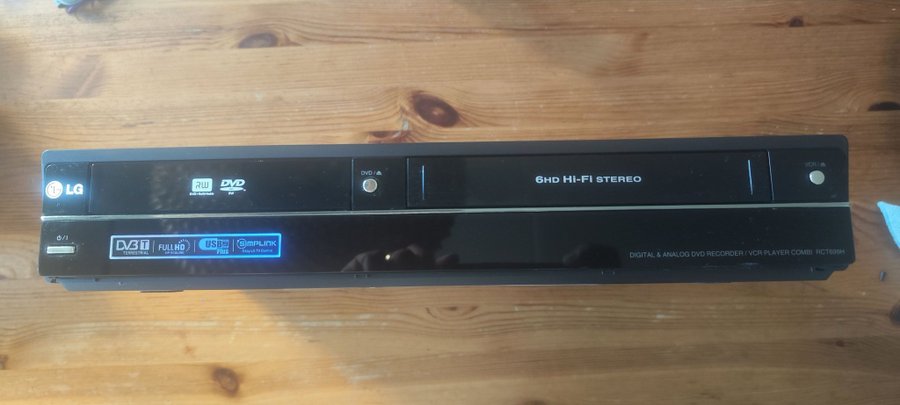 LG RCT699H DVD-Vcr VHS DVD inspelning till reparation