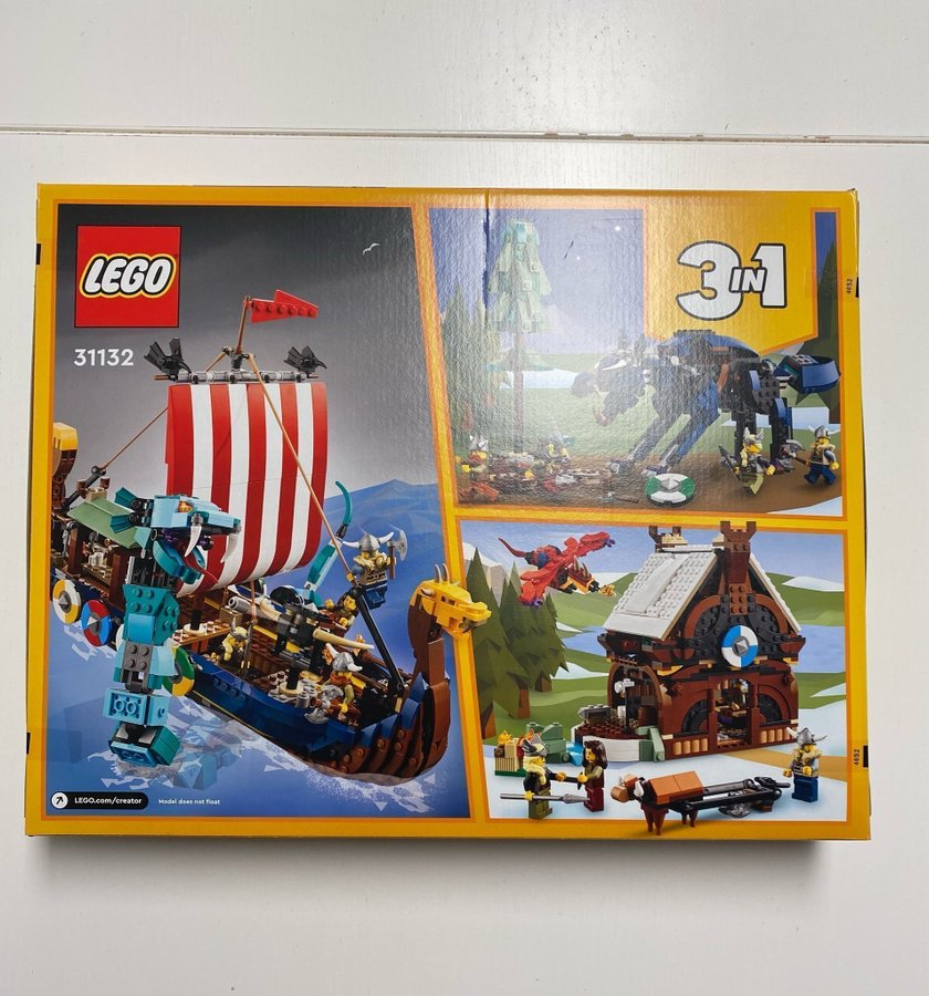 LEGO Creator 31132 Viking Ship and the Midgard Serpent