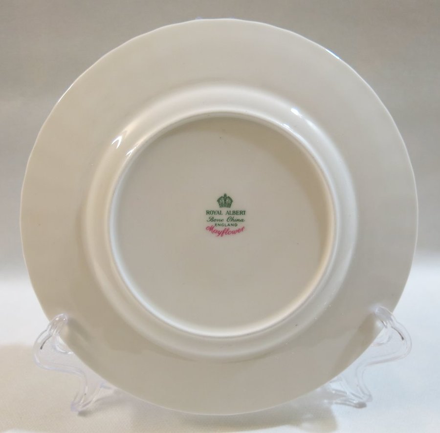 Assiett MAYFLOWER Royal Albert Bone China England