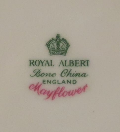 Assiett MAYFLOWER Royal Albert Bone China England