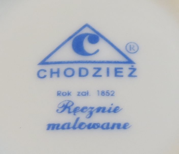 Grädkanna RECZNIE MALOWANE Chodziez porslin