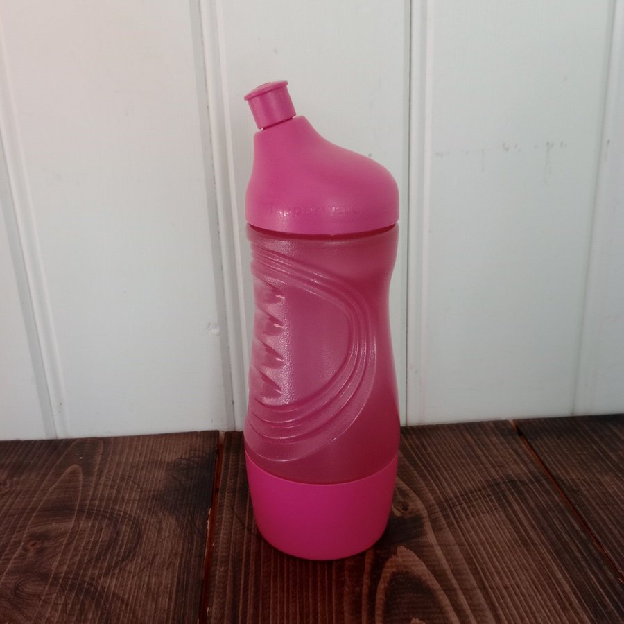 Tupperware cerise Sport skola flaska med snack behållare 415ml