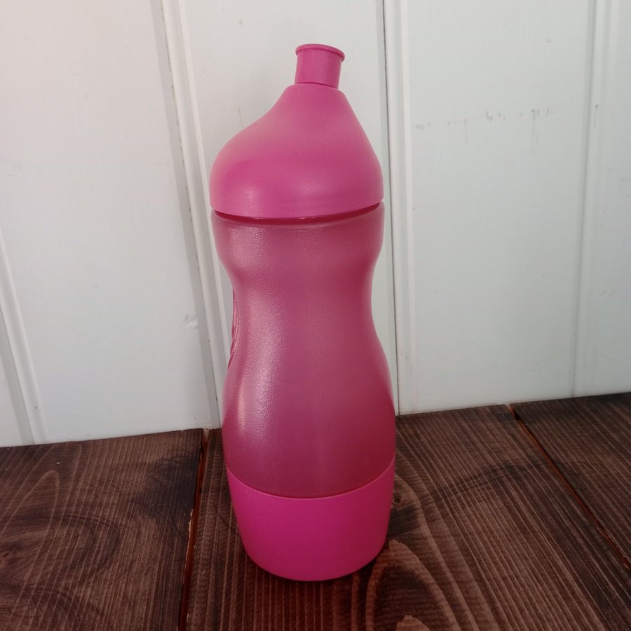 Tupperware cerise Sport skola flaska med snack behållare 415ml