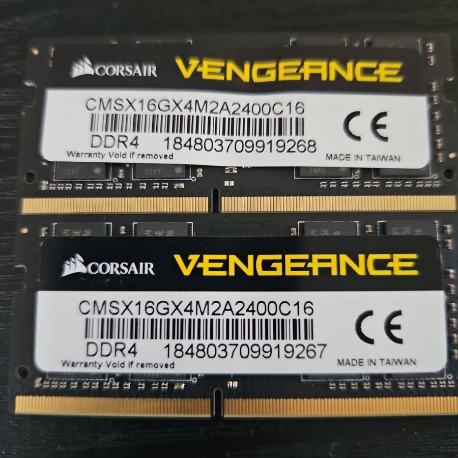 CORSAIR 16 GB (2 X 8 GB) 2400 MHZ SODIMM CMSX16GX4M2A2400C16