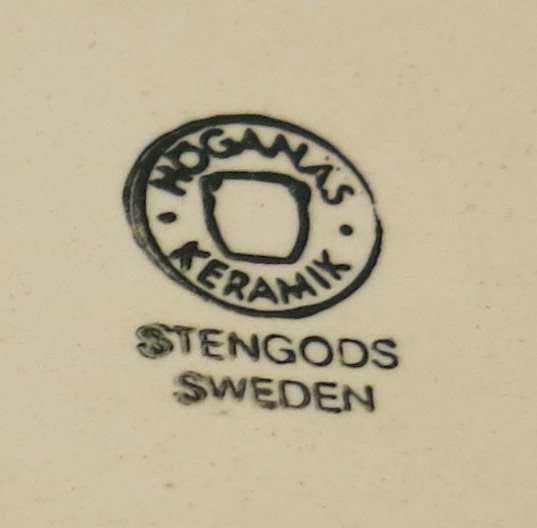 Skål med lock Höganäs Keramik Stengods Sweden