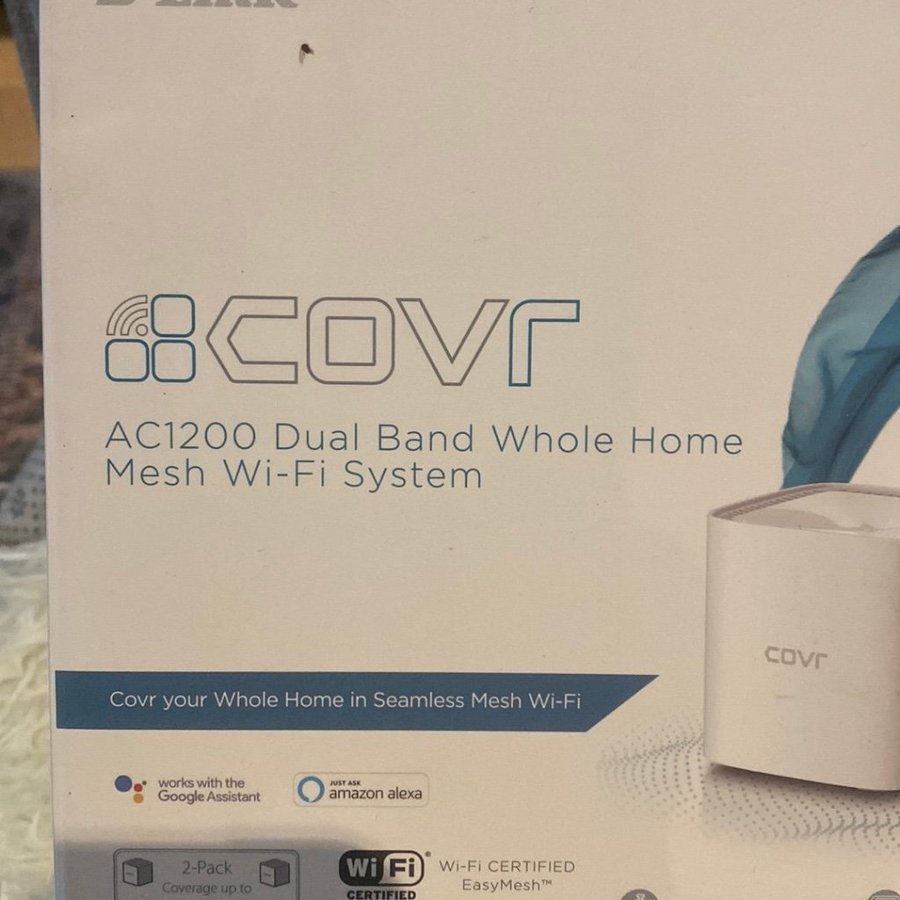 Helt ny Mesh System @@ D-Link COVR AC1200 Dual Band Whole Home Mesh