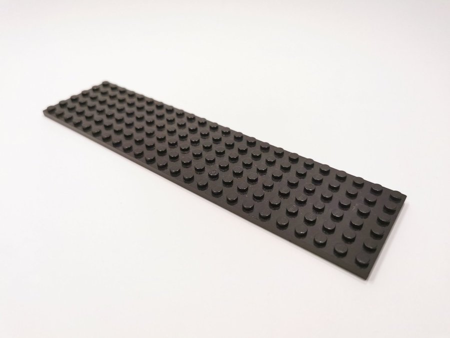 Lego - platta - plate - 6x24 - part 3026 - svart