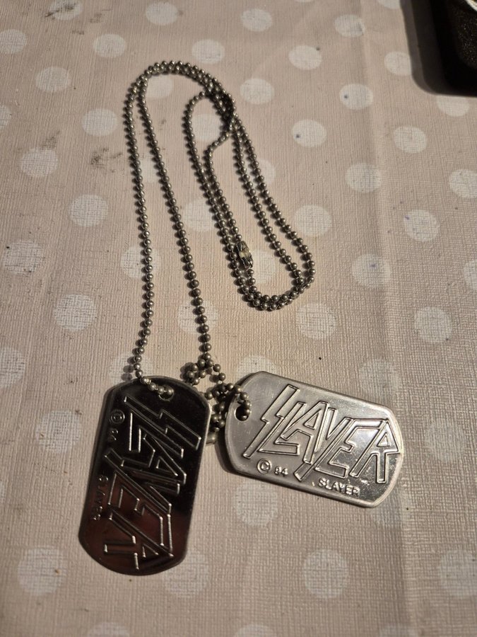 Alchemy poker slayer Dog Tags med kedja Säljes i originalförpackning