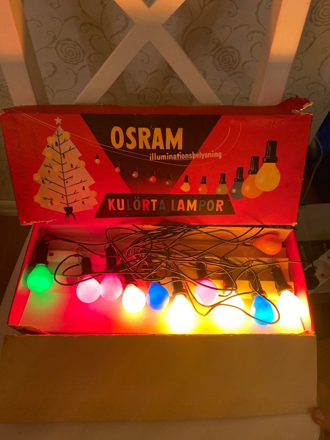 OSRAM Kulörta Lampor, Retro/ vintage