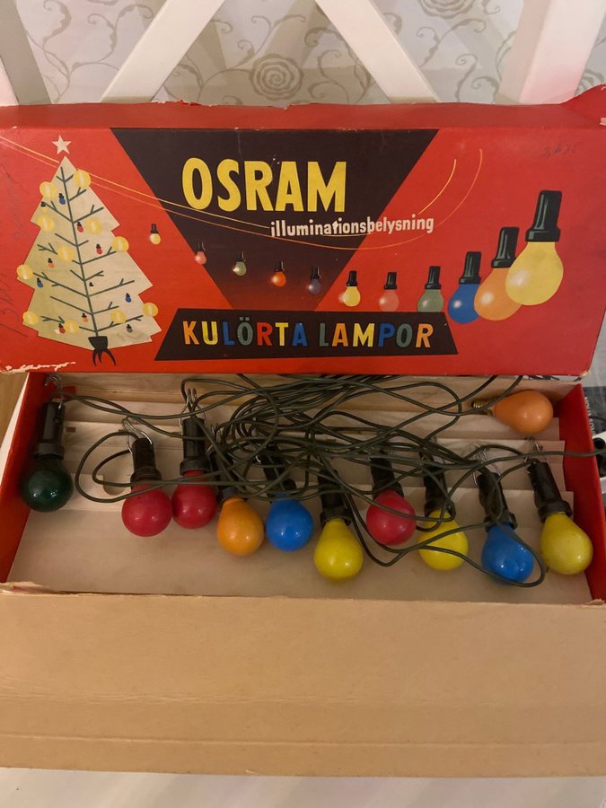 OSRAM Kulörta Lampor, Retro/ vintage