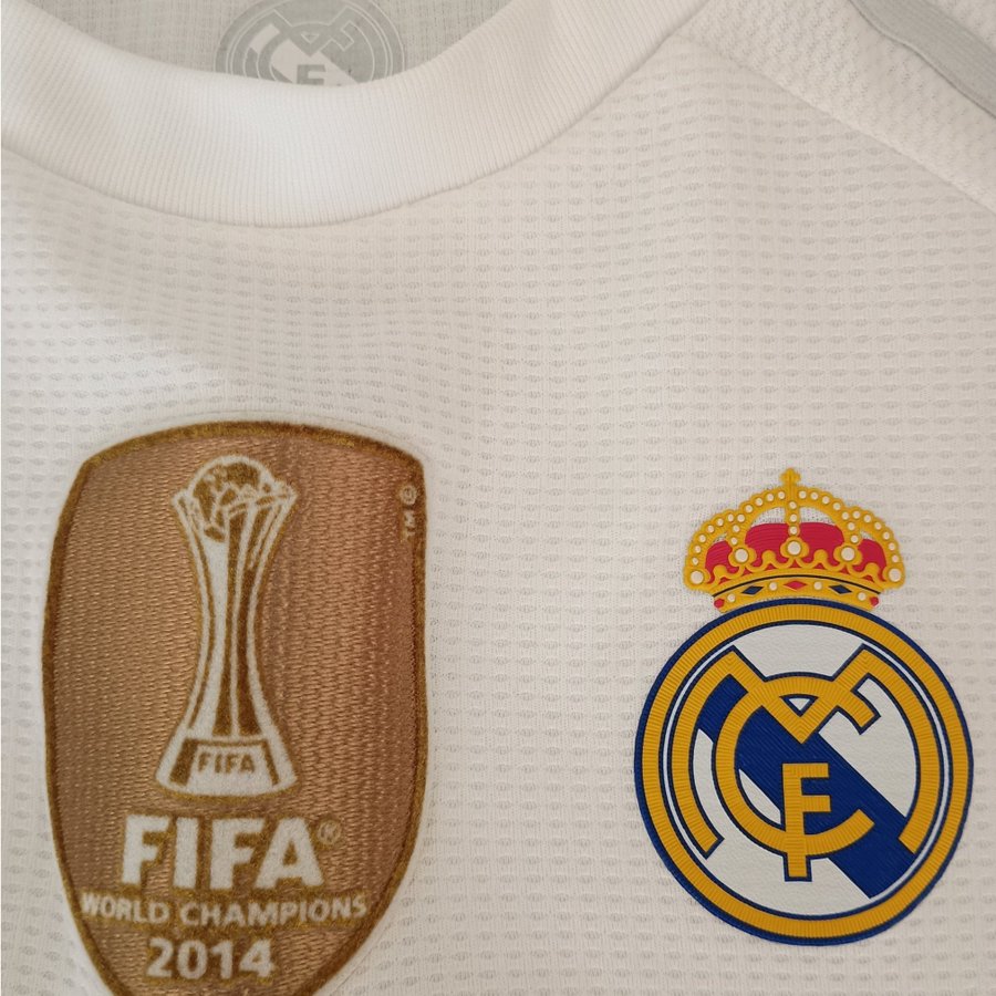 Real Madrid FIFA world champions 2014, vit tröja, storlek 140