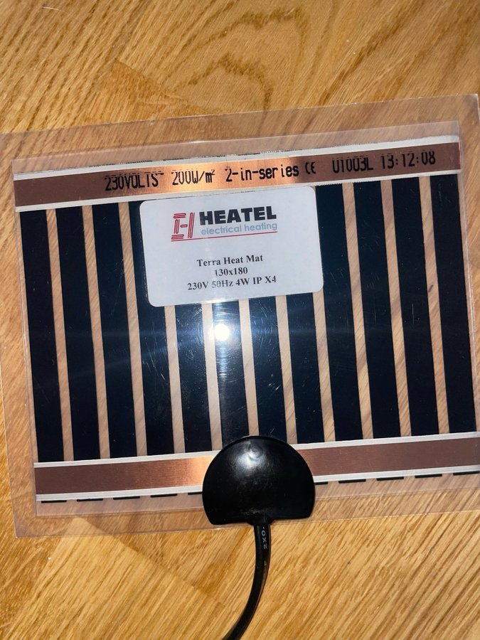 Terra heat mat! Värmeplatta