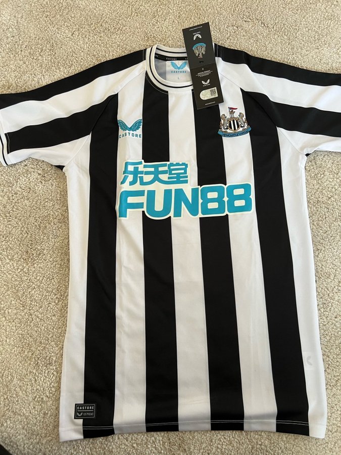 Ny Äkta Officiell Newcastle United FC Premier League Matchtröja