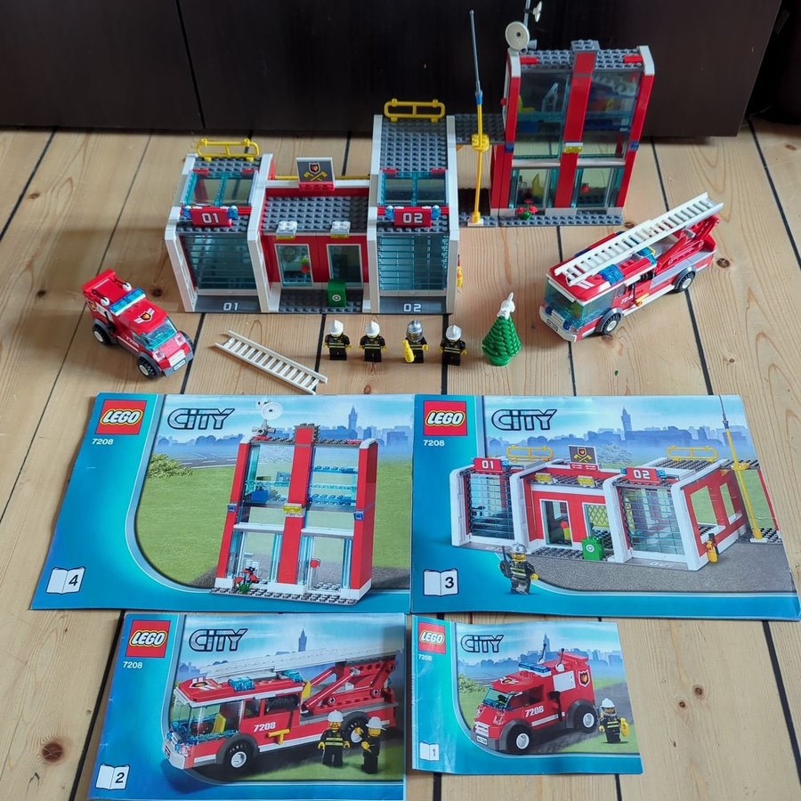 Lego City Brandstation 7208