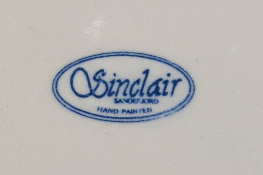 Handmålad form Sinclair Sandefjord