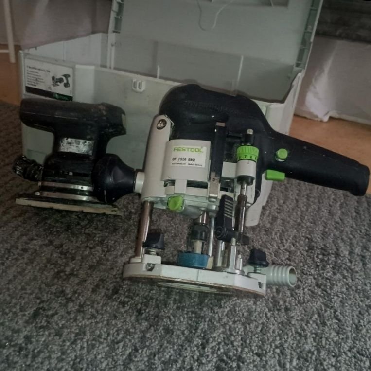 Festool enhandsfräs + slip