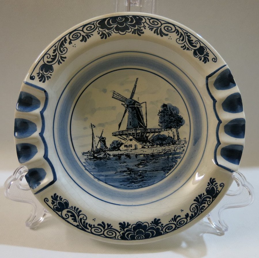 Handmålat fat Delft Blue Holland