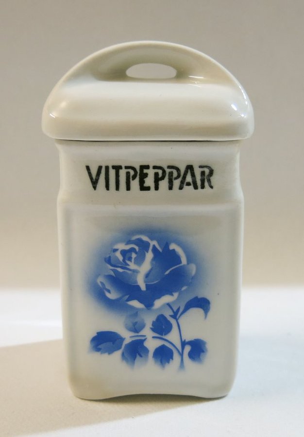 Vintage kryddburk vitpeppar import