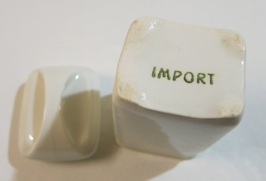 Vintage kryddburk vitpeppar import
