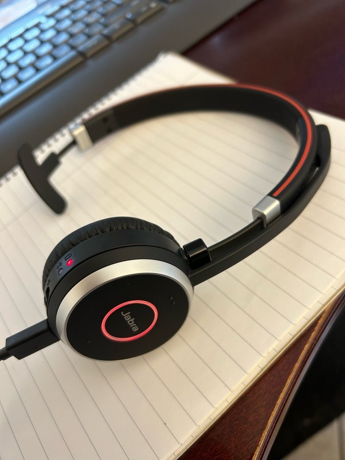 Jabra Evolve 65 SE Trådlösa Hörlurar (Svarta)