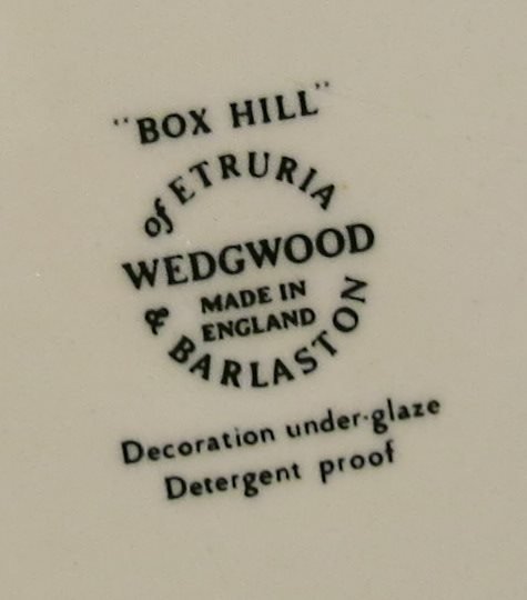 Assiett BOX HILL Wedgwood Englnad