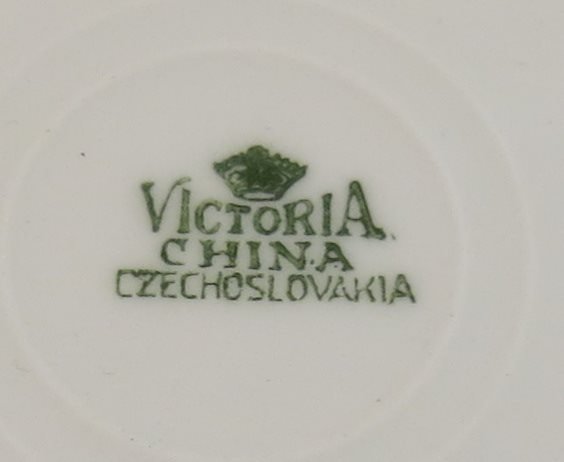 Assiett Victoria China Czechoslovakia