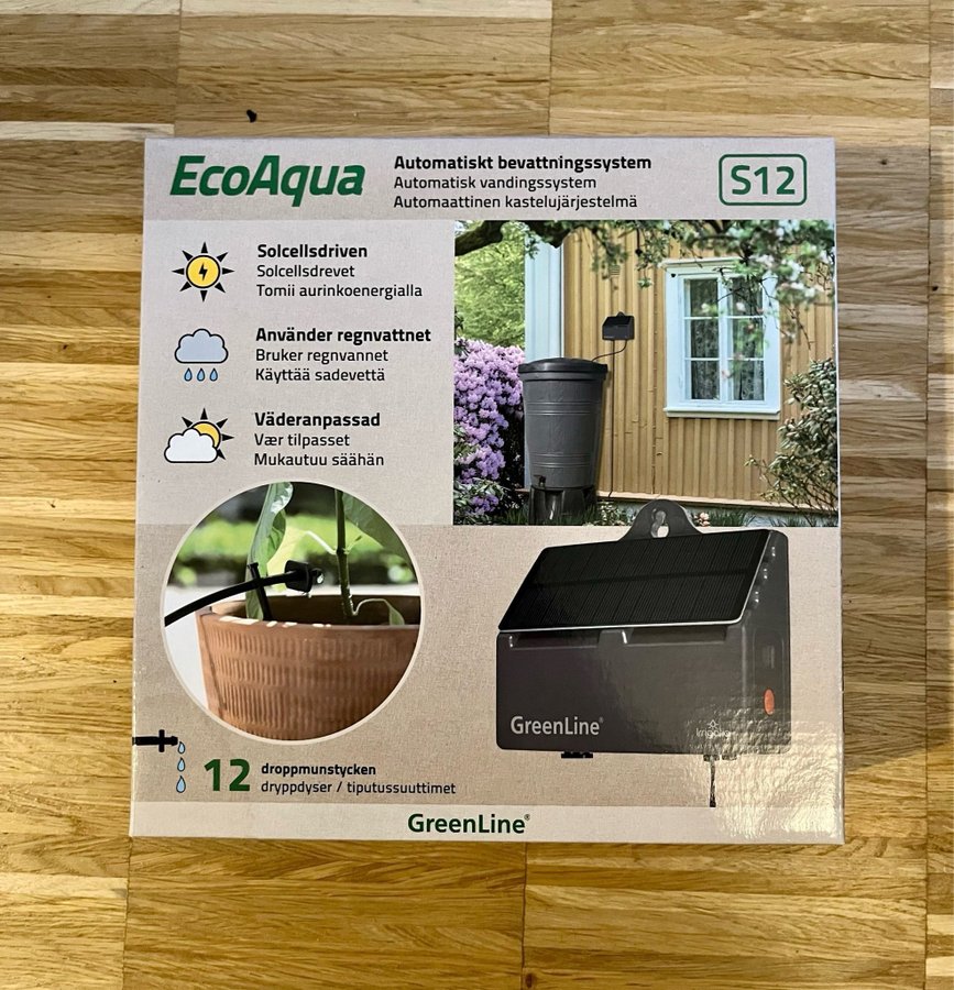 EcoAqua S12 Automatisk bevattningssystem - GreenLine