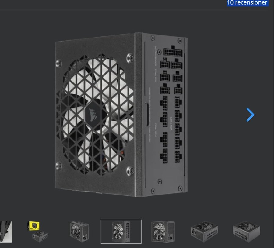 Corsair RM1200x Shift 80+ Gold