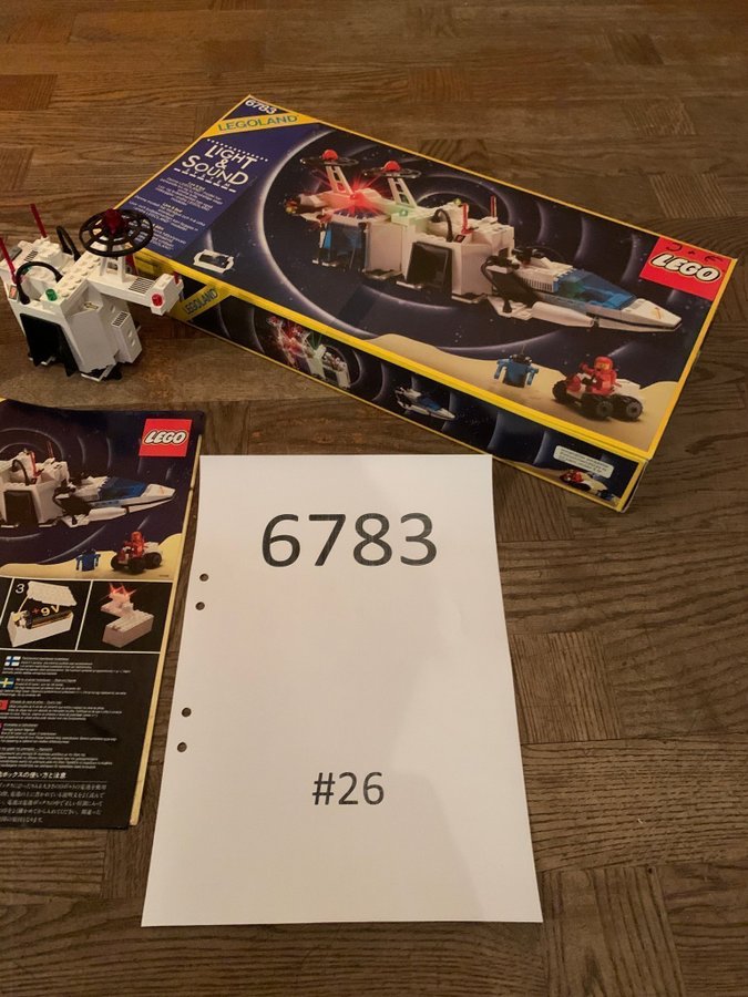 LEGO 6783 SONAR TRANSMITTING CRUISER 9V LIGHT  SOUND